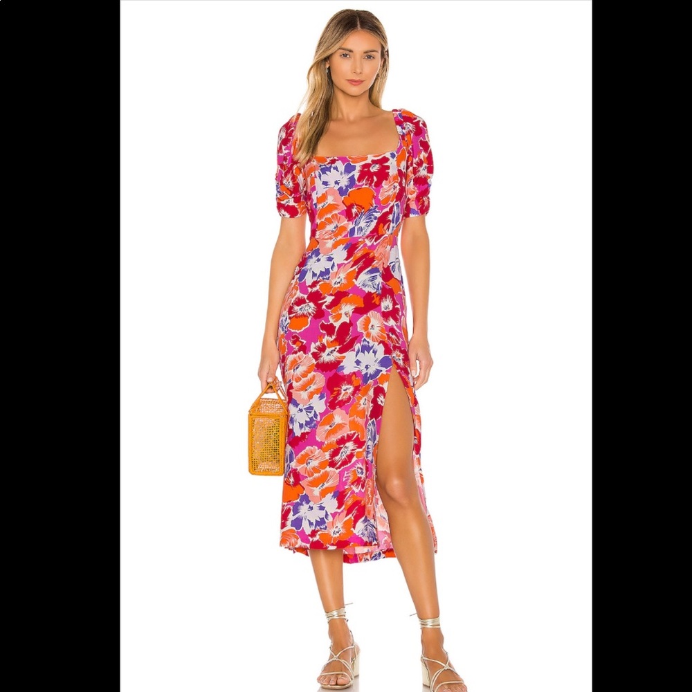 L*Space Alissa Midi Dress in Super Bloom
